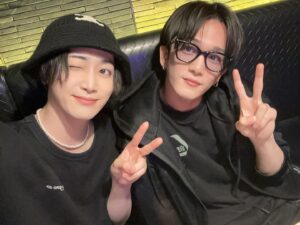 Takemoto Yusuke Instagram - 同じ事務所はいってきてくれたるか😌🤍
同い年で超優しくて顔が良くて最高な男です🫶

コスパ良くて雰囲気いい韓国料理屋いってきました🥺