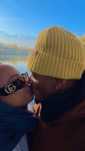 Tallie Brinson Instagram - Though the surface can have wind and waves, there is a peace deep below as tranquil and constant as the present. In this space lives the love that has no opposite; Unconditional and as Everlasting as the now. No matter how far we stray from this truth, faith will forever guide our hearts back to our intended path. ❤️🌹 to my Soulmate @thealiyajanell 😘