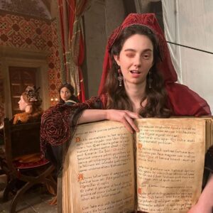 Tanya Reynolds Instagram - More #TheDecameron BTS joy joy joy.
🐀 🐀 🐀 🐀 
(In answer to your inevitable wtf is going on in the last video, question; i broke my ankle is the short answer).
Watch our weird and wonderful show on @netflix now. Yeah literally right now, go on.