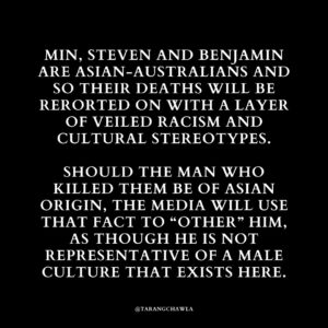 Tarang Chawla Instagram - WHAT CAN I SAY THAT I HAVEN'T ALREADY SAID? MEN, THIS IS SOMETHING WE NEED TO RECKON WITH. 

#NotOneMoreNiki