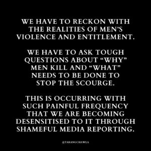 Tarang Chawla Instagram - WHAT CAN I SAY THAT I HAVEN'T ALREADY SAID? MEN, THIS IS SOMETHING WE NEED TO RECKON WITH. 

#NotOneMoreNiki