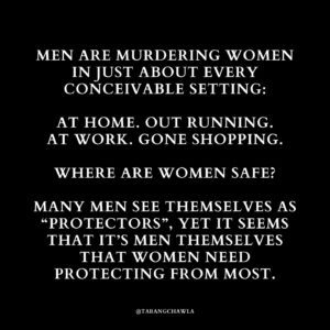 Tarang Chawla Instagram - LEST WE FORGET

Why does Australia have so much trouble recognising the lives of women we lose every few days to men’s violence?

Where is their Shrine of Remembrance?

Where are their bronze statues?

Where are their Medals of Honour?