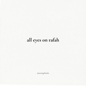 Tarang Chawla Instagram - ALL EYES ON RAFAH

Comments switched off by me. Here’s why👇🏽 

I don’t like turning off the comments on posts, but some people have made threats against others online and I take that very seriously so I have turned off comments. 

I will probably post some resources about how to have a constructive conversation or something, I don’t know, but I’m not going to allow threats against others here. Disagree, but this isn’t the place for violence. 

Sorry. If you want to say something, please feel free to DM me.