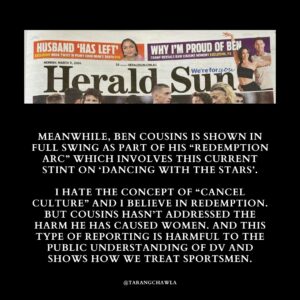 Tarang Chawla Instagram - AUSTRALIAN MEDIA IS FAST BECOMING AN ABSOLUTE MEME, YET THE ONLY ONES LAUGHING ARE THOSE IN CHARGE - FAILED TRUE CRIME NOVELISTS MASQUERADING AS JOURNALISTS.