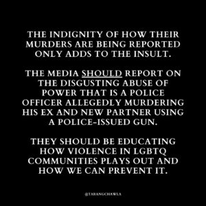 Tarang Chawla Instagram - MEDIA, IT'S TIME FOR THE ERA WHERE YOU REPORT RESPONSIBLY. WE HAVE HAD ENOUGH OF YOUR BULLSHIT. REST IN PEACE AND POWER, JESSE BAIRD AND LUKE DAVIES. 

#LGBTQ #JESSEBAIRD #LUKEDAVIES