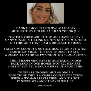 Tarang Chawla Instagram - I SAID WHAT I SAID.

#HannahMcGuire #NotOneMoreNiki