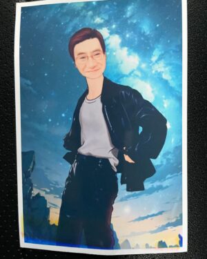 Taro Kono Instagram - 福山市の「老人大学」。学生の平均年齢が77才。スマホ研究科の様子とそこでおばあちゃまが作ってくれた私のアバター。