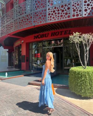 Tasha Ghouri Instagram - Very cutesy, very demure 💫🏜️🤍🫶🏼💛 
@nobumarrakech we had such a lovely relaxing time here! The hotel is so gorgeous & we loved every minute of it!! 🥹