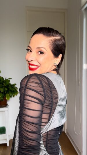 Tatiana Astengo Instagram - Glam para @tatianaastengob para el @festivaldecinedelima ✨❤️