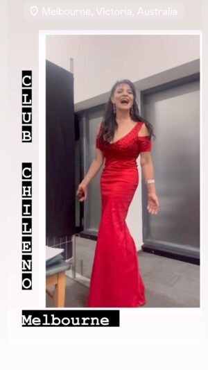 Tatiana Merino Instagram - Gracias a toda la directiva del Club Chileno de Melbourne 
Festival de la voz 2024
Lo pasé genial!