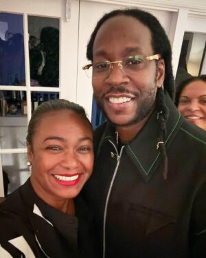 Tatyana Ali Instagram - No lie, I met @2chainz and we had a great conversation about the upcoming election. Don’t let the news make you tired, the power is in your hands. Use your vote!