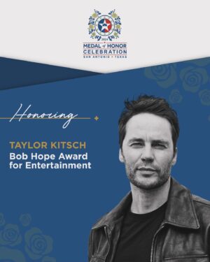 Taylor Kitsch Instagram - To be recognized for something that has given back in too many ways I can honestly explain is, well, an honor… to say the least. Unexpected and honestly humbled. The best part is we are able to shine a light on and celebrate those that have served, continue to serve, and the families that have been there every single step of the way:)
Tip of the hat to the other honorees. I’m in great company.
Now…… to get this speech under 3hrs will be the real achievement…. ;)