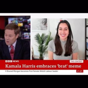 Taylor Lorenz Instagram - Joined the BBC to talk Kamala and Brat