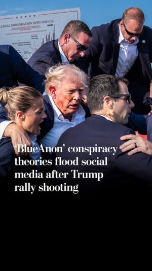 Taylor Lorenz Instagram - Minutes after Saturday’s shooting at a Trump rally in Butler, Pa., online users began flooding social media platforms with conspiracy theories. 

They claimed the blood on former president Donald Trump’s ear was from a theatrical gel pack; that the shooting was a “false flag,” perhaps coordinated by the Secret Service in collaboration with the Trump campaign; that the scene of a bloodied Trump raising his fist under an American flag was “staged.”

As more Americans lose trust in mainstream institutions and turn to partisan commentators and influencers for information, experts say they are seeing a big uptick in the manufacture and spread of BlueAnon conspiracy theories, a sign that the communal warping of reality is spreading well beyond the right. 

Reporter @taylorlorenz explains.

(Video by @drea_cornejo and Julie Yoon/The Washington Post)