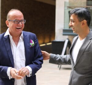 Tej Lalvani Instagram - It’s always a good time with my friend @touker_suleyman around! 🤣

What’s your favourite Touker quote from The Den?!

#dragonsden #entrepreneur #business #toukersuleyman