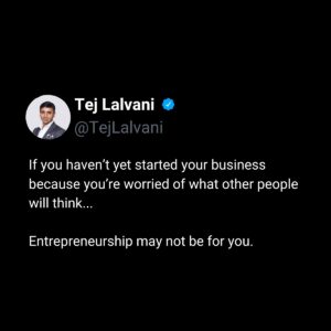 Tej Lalvani Instagram - A harsh reality? Maybe. But a reality nonetheless.

#entrepreneurship #ceo #entrepreneur #businessadvice #mentality #successquotes