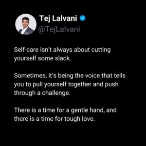 Tej Lalvani Instagram - Harsh truths are not always pleasant to hear.

Because, in my experience, we usually already know them. We just haven’t yet admitted them to ourselves.

If you want to take yourself up a (or several!) level, take the initiative and be the voice that holds you to account before someone else needs to.

A faster, more accountable and more focused you awaits.

#selfcare #selfgrowth #business
