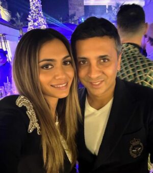 Tej Lalvani Instagram - Grateful for the light and love that surrounded me and my wife @tara_lalvani as we kicked off 2024!

Excited to see what this year holds and how I can make every moment count. Let the fun begin! 🚀