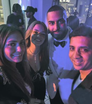 Tej Lalvani Instagram - Grateful for the light and love that surrounded me and my wife @tara_lalvani as we kicked off 2024!

Excited to see what this year holds and how I can make every moment count. Let the fun begin! 🚀