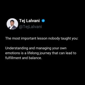 Tej Lalvani Instagram - While it might not be a lesson explicitly taught, it’s one of the most valuable skills you can develop.

#leadership #skills #lessons #journey