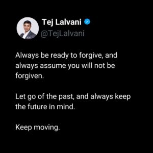 Tej Lalvani Instagram - Intend to give your best, and expect nothing in return. 

Kindness or generosity are wonderful things, but you cannot plan on them as given.

Instead, anticipate what you can guarantee, and be ready for things to either be as you expected, or pleasantly surprising.

#leadership #perspective #resellience