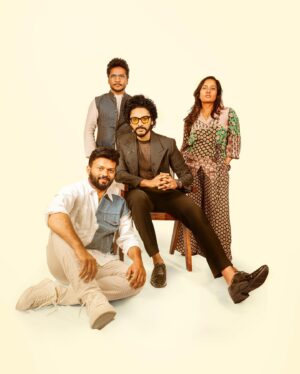 Teja Sajja Instagram - Here’s the team behind the look of HanuMan
It wasn’t an easy task to crack the look or to maintain it for 3 years, An Appreciation post for them ❤️
Thank you guys
@lankasanthoshi @salonkoniki @kachalashiva @mutyam_vajjiparthi 

Outfit @saggarmehra