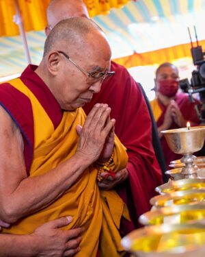 Tenzin Gyatso Instagram - Golden Jubilee cum Lamdon Yarchos Chenmo at the Lamdon Model Senior Secondary School in Leh, Ladakh, India on August 7, 2023. Photos by Tenzin Choejor/OHHDL #dalailama #lamdonschool #leh #ladakh #goldenjubilee