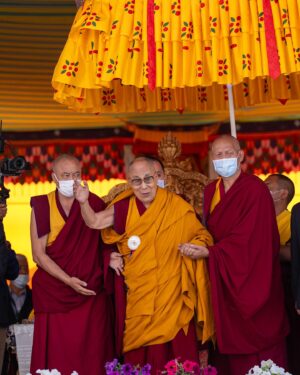 Tenzin Gyatso Instagram - Golden Jubilee cum Lamdon Yarchos Chenmo at the Lamdon Model Senior Secondary School in Leh, Ladakh, India on August 7, 2023. Photos by Tenzin Choejor/OHHDL #dalailama #lamdonschool #leh #ladakh #goldenjubilee