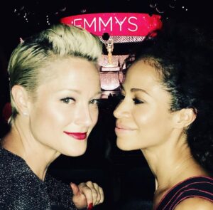 Teri Polo Instagram - #tbt
I miss ma Sher 
@saumdays 
#emmys #thefosters #sherrisaum