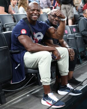 Terry Crews Instagram - Terry loves yogurt & @teamusa.

🇺🇸 #USABWNT #Paris2024 #Basketball