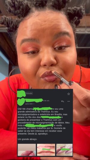 Thamirys Borsan Instagram - me admira, mas minha boca não!
ainda perguntam porque usamos o termo: “paciência negra”.