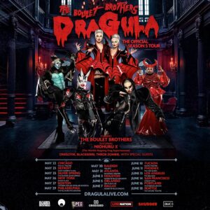 The Boulet Brothers Instagram - Hello, uglies! The Boulet Brothers Dragula Season 5 Tour will soon be haunting a city near you! Presale starts Tuesday (3/12) and general on sale starts Wednesday (3/13) at Noon. Sign up for presale now at the link in our bio!

#dragula #bouletbrothersdragula #bouletbrothers #ObsessedPresents #ObsessedWith #TheBouletBrothers #Drag