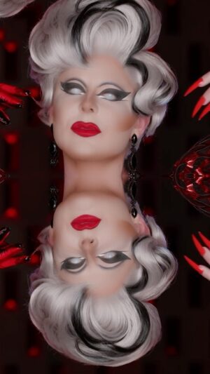 The Boulet Brothers Instagram - Our look from last night! Watch the full new episode of The Boulet Brothers’ Dragula streaming right now on Shudder and AMC  (no spoilers please!). #bouletbrothers #bouletbrothersdragula #horror #drag #fashion #dragmakeup #sfx 

(Hair @marcoswigs dress @marcosquared shoes @zombiepeepshow )