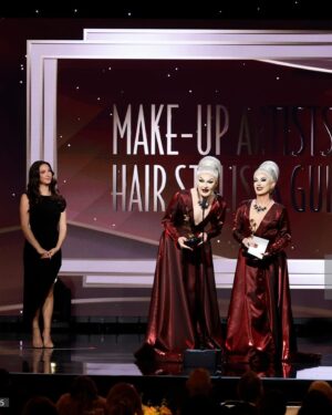 The Boulet Brothers Instagram - We are absolutely thrilled to announce that we’ve been honored with a MUAHS Award for Best Make-Up (Daytime Television / Game Show) for the second year in a row! We are truly grateful to the @muahs_awards , the local 706 guild, and everyone who supported us with their votes. It’s incredibly meaningful to receive this recognition from a community of such talented makeup and hair artists who play an integral role in bringing our TV and movie productions to life. Your validation is truly humbling, and we are deeply appreciative of your support. A very special thank you goes out to the iconic Rick Baker (pictured here), whose groundbreaking work has been a constant source of inspiration for us. We are honored to have his support, and grateful for his contributions to our successes. Thank you all for believing in us! (Dress by @mindylamour hair @marcoswigs makeup us 😉)