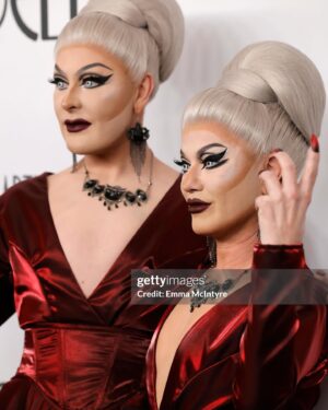 The Boulet Brothers Instagram - We are absolutely thrilled to announce that we’ve been honored with a MUAHS Award for Best Make-Up (Daytime Television / Game Show) for the second year in a row! We are truly grateful to the @muahs_awards , the local 706 guild, and everyone who supported us with their votes. It’s incredibly meaningful to receive this recognition from a community of such talented makeup and hair artists who play an integral role in bringing our TV and movie productions to life. Your validation is truly humbling, and we are deeply appreciative of your support. A very special thank you goes out to the iconic Rick Baker (pictured here), whose groundbreaking work has been a constant source of inspiration for us. We are honored to have his support, and grateful for his contributions to our successes. Thank you all for believing in us! (Dress by @mindylamour hair @marcoswigs makeup us 😉)