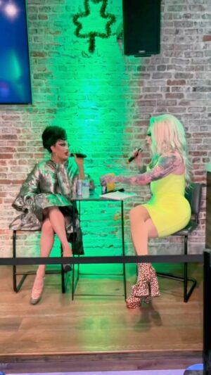The Princess Instagram - @morphinelovemua was a fantastic guest for  @thedragprincess at last week’s #rpdr viewing party @tribenashville ! Check out what Questions Morphine said The Princess should ask @living4q at tonight’s Viewing Party! Come out tonight to see if The Princess asks them! @rupaulsdragrace
#tribenashville #gaynashville #playnashville
