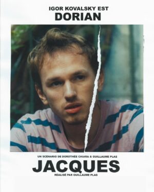 Théo Augier Instagram - « JACQUES » du grand @guillaume_plas projeté jeudi 27 juin à 19h à l’UGC Mairie D’Issy. Venez ! 

Réalisation : @guillaume_plas
Scénario : Dorothée Chiara & @guillaume_plas
Casting : @abrahamwapler , @marckenrii , @theo.augierbonaventure , @margauxlenot , @tasnim.jamlaoui , @guillaume.sb , @igor.kovalsky & Wanda Efremov
Directeurs de production : @manuelleben & @julienaveque 
1er Assistant Réalisateur : @julesthin
2nd Assistant Réalisateur : @nielsschroder
Scripte : @annaigmrvn 
Directeur de la Photographie : @faridkarioty
Cadreuse Caméra B : @diane.plas 
1ers Assistants Opérateurs Caméra A : @mathiasgodron & @yannis_vi
1er Assistant Opérateur Caméra B : @di_urbini
2nde Assistante Opérateur Caméra A : @lolaloubet
2nds Assistants Opérateurs Caméra B : charlo_pat & Christelle Ferreira 
Chef Électricien : @justinrouxel 
Électriciens : Timothée Girard & Swann Mercier
Chef Opérateur du Son : @lbrg_cesar 
Stagiaires Assistants Son : @zacmouillon & Félix Molto
Régisseurs généraux : @julienaveque & @manuelleben
Régisseur adjoint : @melvinmarty_
Renfort Régie : @felicie_robert
Cheffe Décoratrice : @shdrz_
Cheffes Costumières : @anaelle.misman & @lmthx
Chefs Maquilleurs : @elorabrechtpro & @maximilano_bellik
Photographe Plateau : @motokinakatani
Vidéaste Plateau : @gregoiremthx
Monteuse Image : lauraparade
Étalonnage : @florianpare
Mixeur Son : Lou Touchard
Assistant Mixeur Son : Gaspard Laloum
Sous-titres Anglais : @francescariccardi 
Compositeur Musique Originale : @milton_music_
Musiques : @later_music
Lieu de Tournage : @ledejeunersur 
Production déléguée : @sourireproductions
Producteurs : @manuelleben , @julienaveque & @victor.herault
Stagiaire de Production : @nielsschroder
