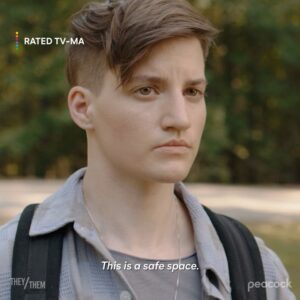 Theo Germaine Instagram - How to survive Whistler Camp: be yourself and stick
🤝 together. #TheySlashThem
 from @Blumhouse streams August 5 on @peacocktv 🔪