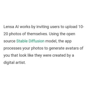Theo Germaine Instagram - Oh my gosh everyone. I don't give a fuck if lensa sparks gender euphoria - I am learning so much right now that I feel like my head is going to explode! I have taken down my ai reel after doing a lot of reading about the ins and outs of #lensa - sharing this to help educate others about this specific app potentially engaging in art theft.  Please head to the account of @jonlamart and/or @megraeart to understand more about the app - make your decision as to whether or not you want to take yours down to.  I am not trying to shun ai generated art, and don't think it should be, but I do want the voices of visual artists to be heard on this, specifically because of how cheap it is to generate a lot of images versus paying an artist for their work. My understanding of this too now is that issue is also complex, but I wanted to take my images down. I am also so sorry if I offended anybody by posting ai-generated images from Lensa ☺️

Repost from @jonlamart
•
PSA, Lensa, the face app uses Stable Diffusion which is still using Datasets from stolen data and ART all over the internet. This is how it knows how to mimic art styles. It’s unethical, and Big tech is behind this ripping off artists everywhere for $8 a pop. This is what normalizing data/art thievery looks like. It’s malicious apps disguised as fun trends. If you are an artist, or truly appreciate us, Stop messing with this .

#aiart #lensa #artheft #artcommunity #stablediffusion #stolendata #art #illustration #instaart 

Post taken from @megraeart