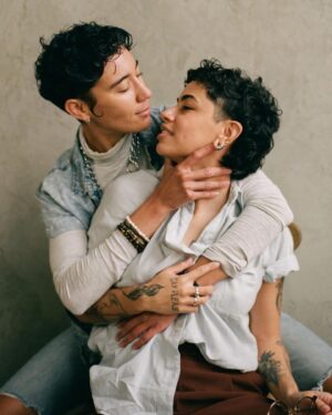 Theo Germaine Instagram - Sharing this really beautiful photo set of Vico and Jack by A Klass, because it made me tear up with a little happiness.  I love to see this joy. 😍 

Repost from @transnormativity
•
Jack & Vico — taken on 35mm film
—
Thank you sweet angels for always being so open, fun and absolutely stunning. One of my favorite afternoons
