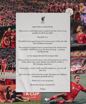 Thiago Alcántara Instagram - YNWA @liverpoolfc