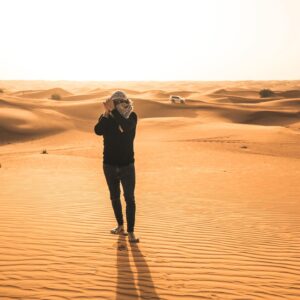 Thibaut Morgado Da Costa Instagram - I discover new places on this earth & i find new parts of my soul there too 📸 : @alexipav .
.
.
#dubai #desert #travel #sunday #holidays #gucci #lifestyle