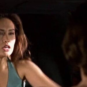 Tia Carrere Instagram - 30th Anniversary of this epic limousine fight with @jamieleecurtis courtesy of @jamescameronofficial and dear @jonplandau  @taniammakeup thanks for making me look so good even beat up