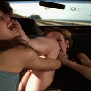 Tia Carrere Instagram - 30th Anniversary of this epic limousine fight with @jamieleecurtis courtesy of @jamescameronofficial and dear @jonplandau  @taniammakeup thanks for making me look so good even beat up