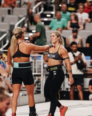 Tia-Clair Toomey Instagram - Friday, 1:49pm: The top heat of women compete in a solemn Dickies Arena, the music nearly muted as a sign of respect. @TiaClair1’s 🇦🇺 stoic reaction to her Event 2 win emphasizes the point: This is not a party. It’s a memorial. 

Asked why she chose to continue competing in the wake of yesterday’s tragedy, Tia tells @MikegArsenault: “I thought about what I would want if I was in that situation. And I would want people to compete.” When the crowd rumbles its approval, Tia gazes up at them, gratitude and despair etched on her face. To the athletes competing today, the support of the crowd means everything. For Rookie @GracieWaltonn_ 🇦🇺, it feels like permission to go hard, to enjoy the sport she loves so much. 

“I hope that everyone out there knows that we really appreciate the cheering,“ Tia says. “That’s what we really need. CrossFit is built on community.”

✍🏽: @christinedca 
📷: @emomphoto