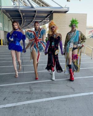 Tia Kofi Instagram - That’s so LA 🕶️
Day One of @rupaulsdragcon LA 2024 was gorgeous!
.
.
.
Wearing @malonfashion 
Hair @mzhairwayz 
#DragCon #DragRace #DragRaceUK