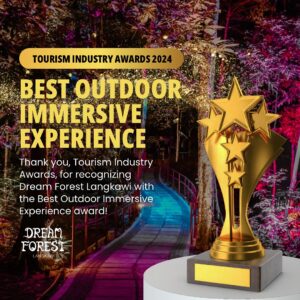 Tiara Jacquelina Instagram - 🌟 We are incredibly honoured to receive the Best Outdoor Immersive Experience award at the Malaysian Tourism Industry Awards! 🌟 

This achievement is a testament to our amazing visitors, dedicated supporters, and exceptional Dream Team. Your passion and commitment is what makes Dream Forest Langkawi a magical experience—proudly made by Malaysians, for the world! 🌎🇲🇾

Thank you for being part of this journey and helping us turn our dreams into reality. Here’s to more adventures together! 🌳✨ 

#UnleashTheMagic #DreamForestLangkawi #Langkawi #LangkawiIsland #TourismIndustryAwards