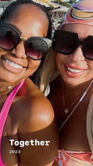 Tiffani Webb Instagram - I love that your phone created this @miznydoll we have been everywhere this year and mostly in a bikini 😂