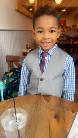 Tiffani Webb Instagram - My darling Cody took me to dinner tonight because he was all dressed up for his picture day and told me he’s a gentleman ❤️