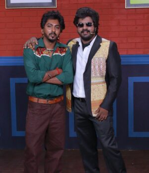 Tiger Thangadurai Instagram - this week @priyankapdeshpande and @thangadurai_actor #cookwithcomali @vijaytelevision @vijaytvpugazh @kuraishi_the_entertainer @madhampatty_rangaraj @sarath_kpy #thangadurai